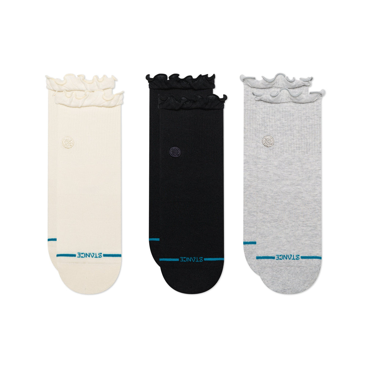 RUFFLE ICON QUARTER 3 PACK | Stance
