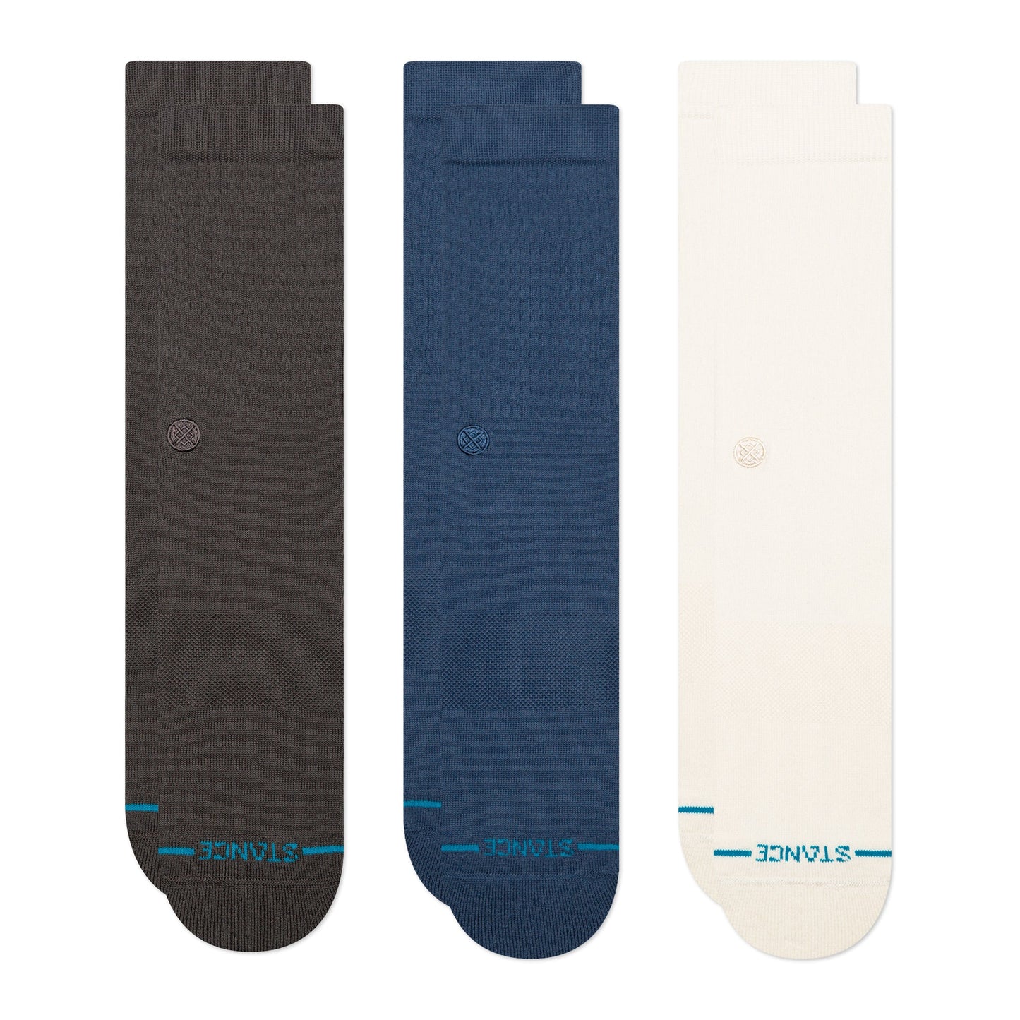 Icon 3 Pack Mid Cushion Crew Socks | Stance | Stance