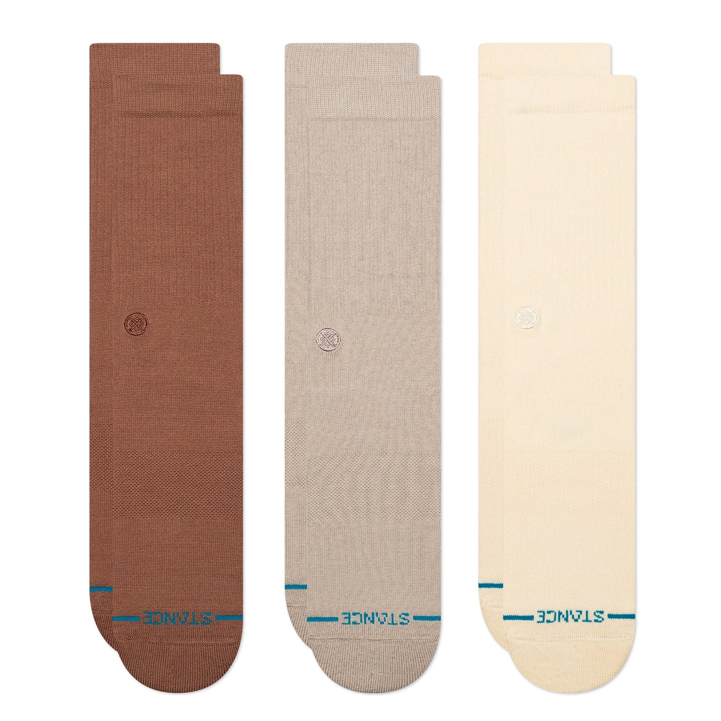 Icon 3 Pack Mid Cushion Crew Socks | Stance | Stance