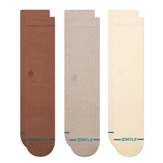 Icon 3 Pack Mid Cushion Crew Socks | Stance | Stance