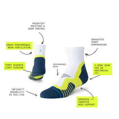 WOMENS PACE LIGHT QUARTER | Stance