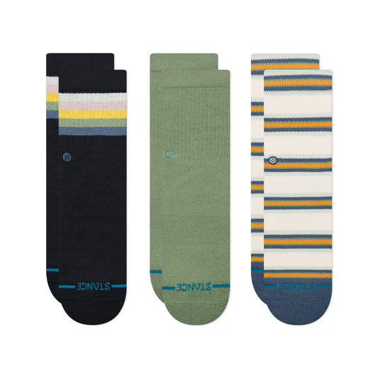Kids Maliboo Crew Socks 3 Pack | Stance