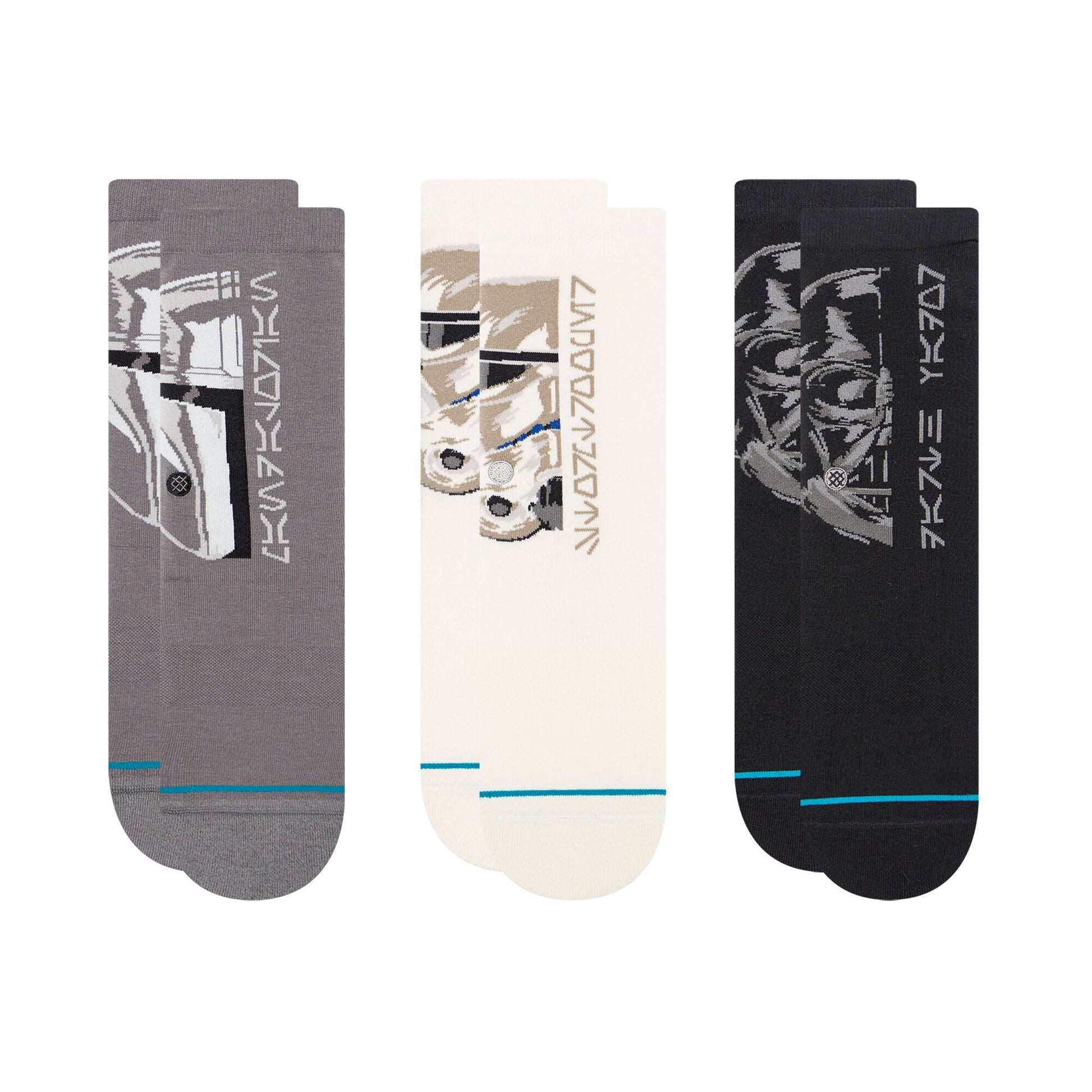 Star Wars X Stance Trilogy Kids Crew 3 Pack Socks | Stance