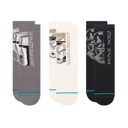 Star Wars X Stance Trilogy Kids Crew 3 Pack Socks | Stance