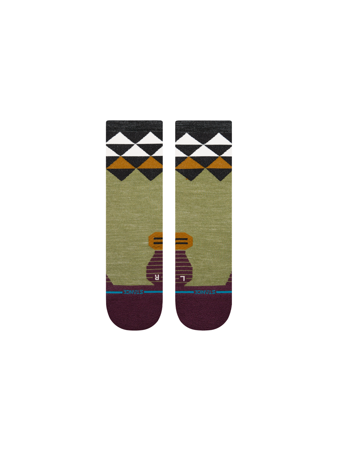 QUADRILATERAL LIGHT WOOL CREW | Stance