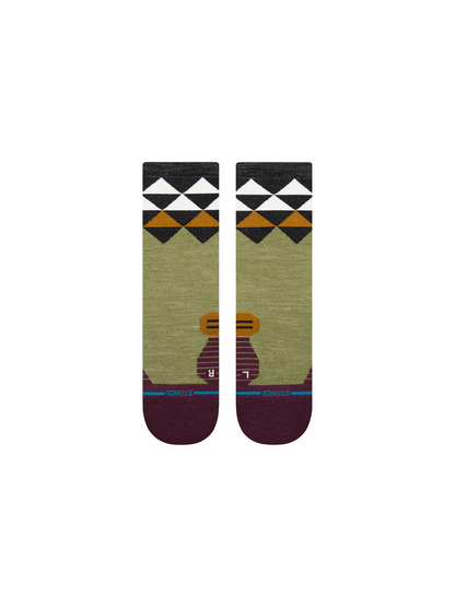 QUADRILATERAL LIGHT WOOL CREW | Stance