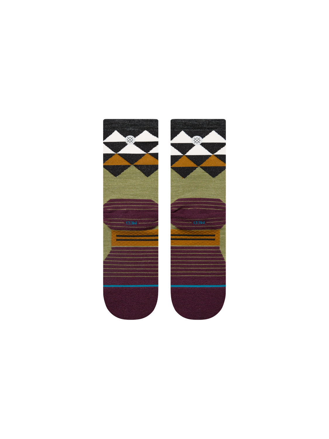 QUADRILATERAL LIGHT WOOL CREW | Stance