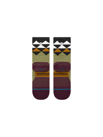 QUADRILATERAL LIGHT WOOL CREW | Stance