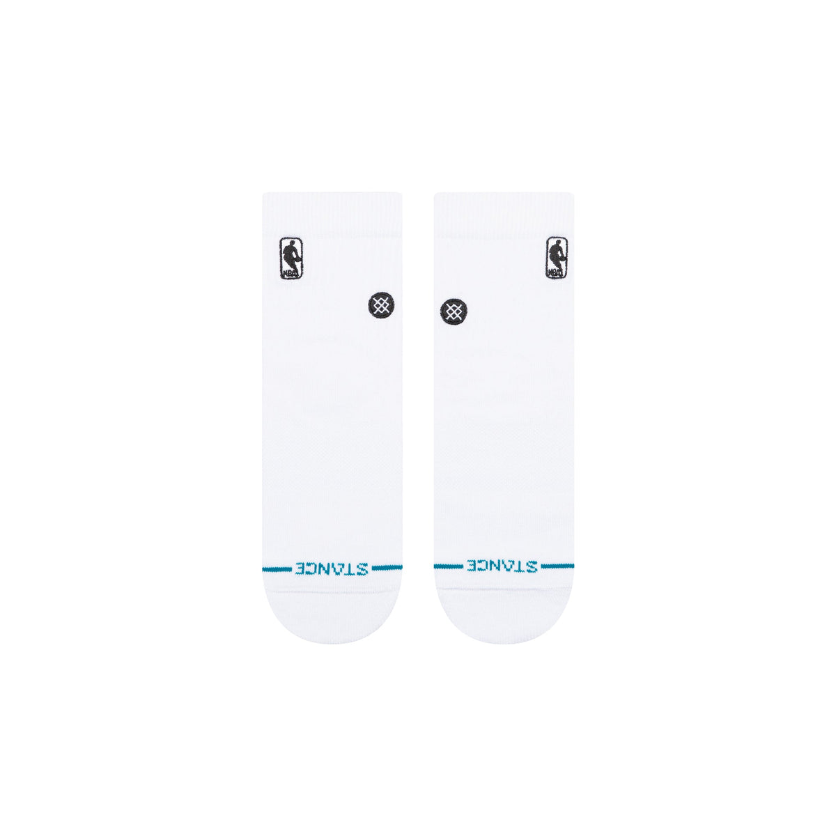 NBA Logoman Mid Cushion Cotton Quarter Socks | Stance
