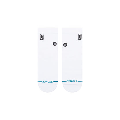 NBA Logoman Mid Cushion Cotton Quarter Socks | Stance