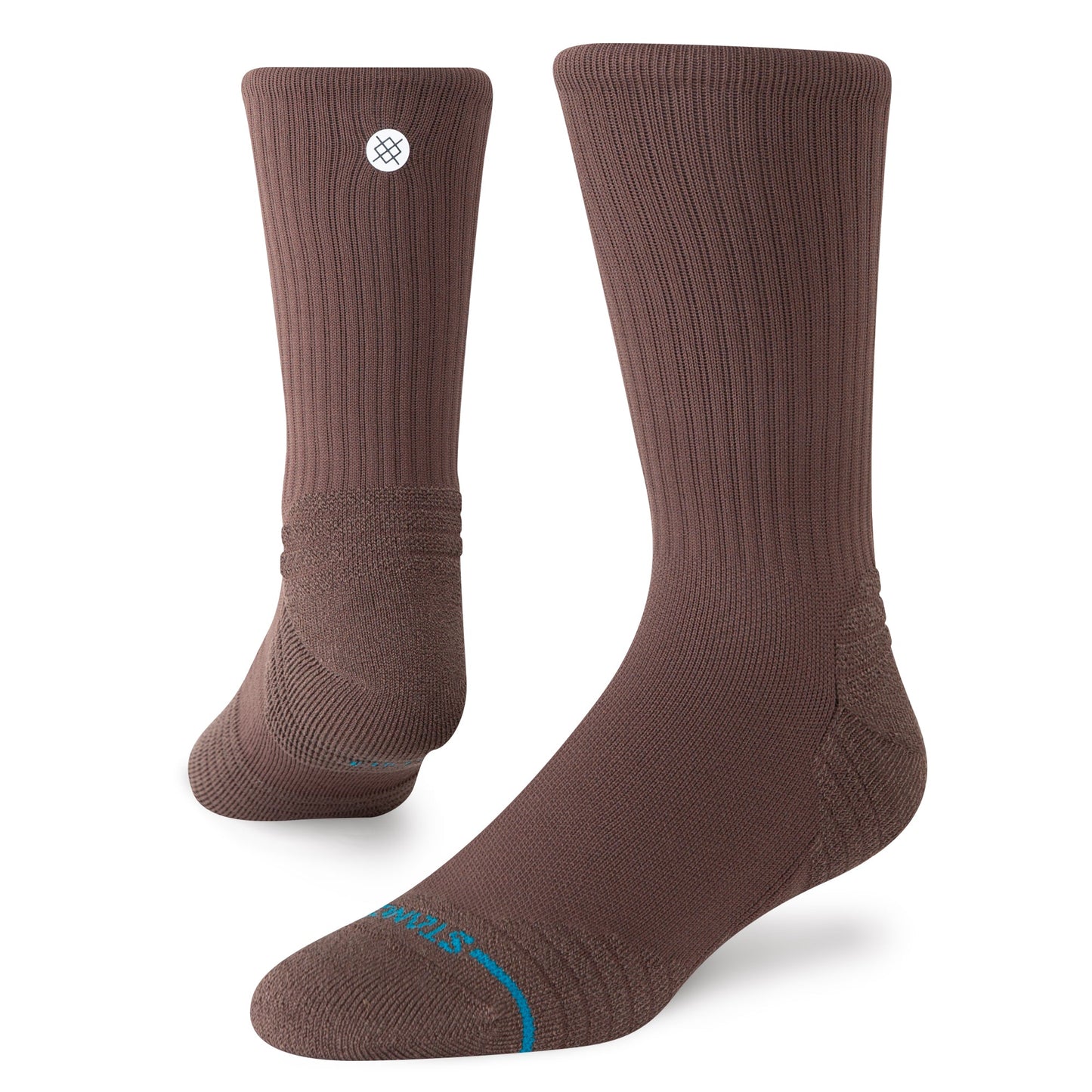 SOLID MID RIBBED CREW | Stance