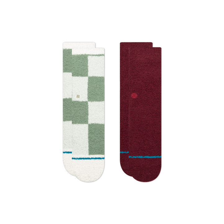 Patchwork Cozy Poly Crew Socks Box Set | Stance