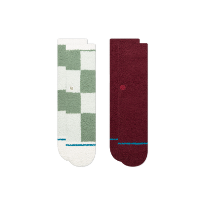 Patchwork Cozy Poly Crew Socks Box Set | Stance